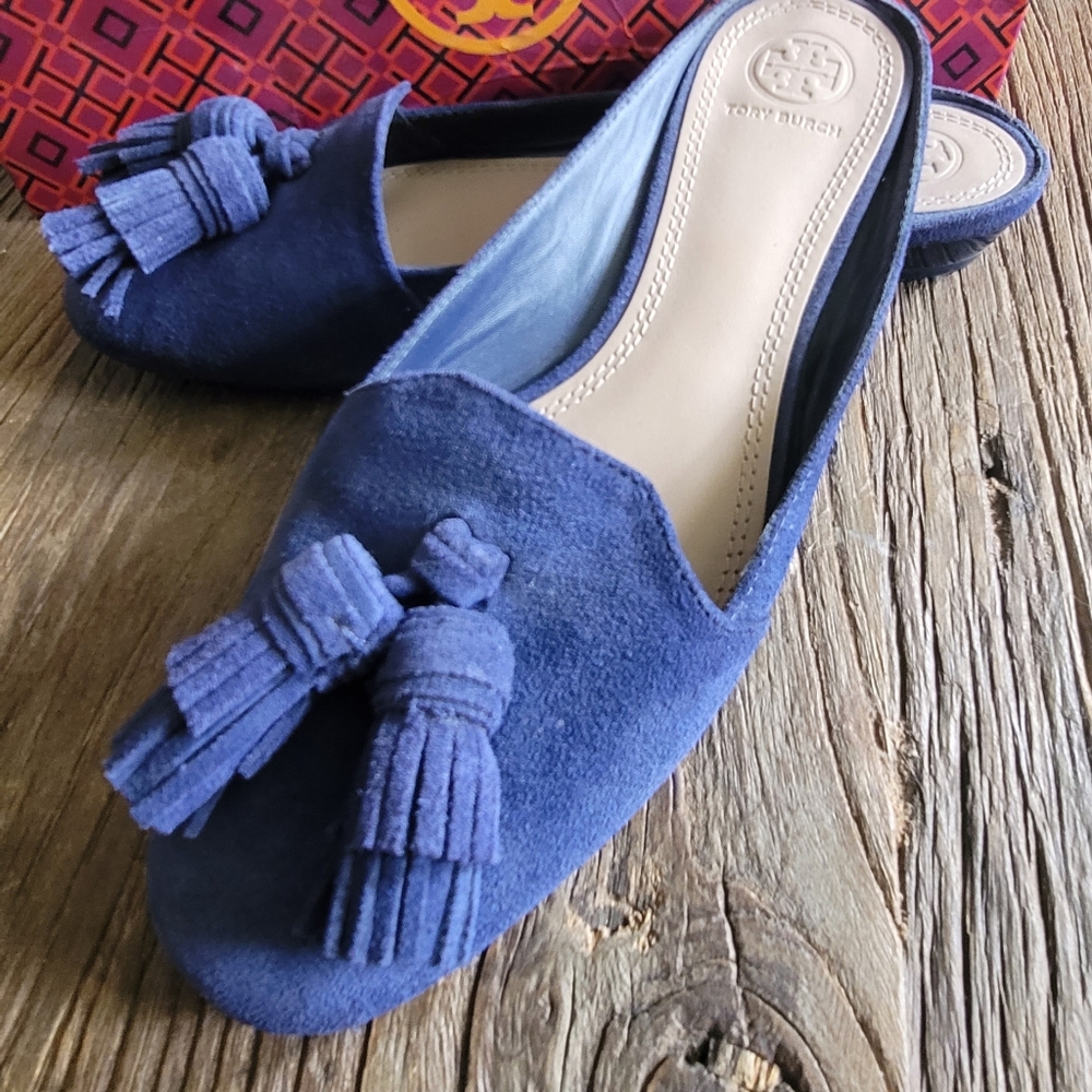 Tory Burch Suede Salinas Mule - US 7